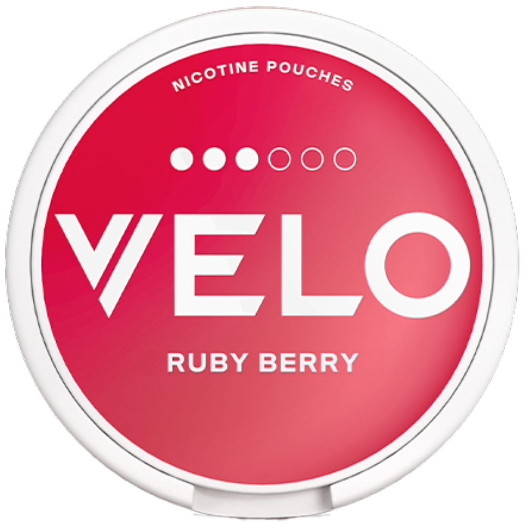 VELO Ruby Berry Nicotine Pouches (10 Pack)