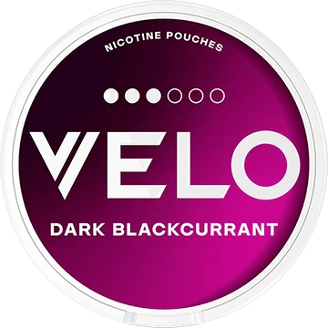 VELO Dark Blackcurrant Nicotine Pouches – 8mg (10 Pack)
