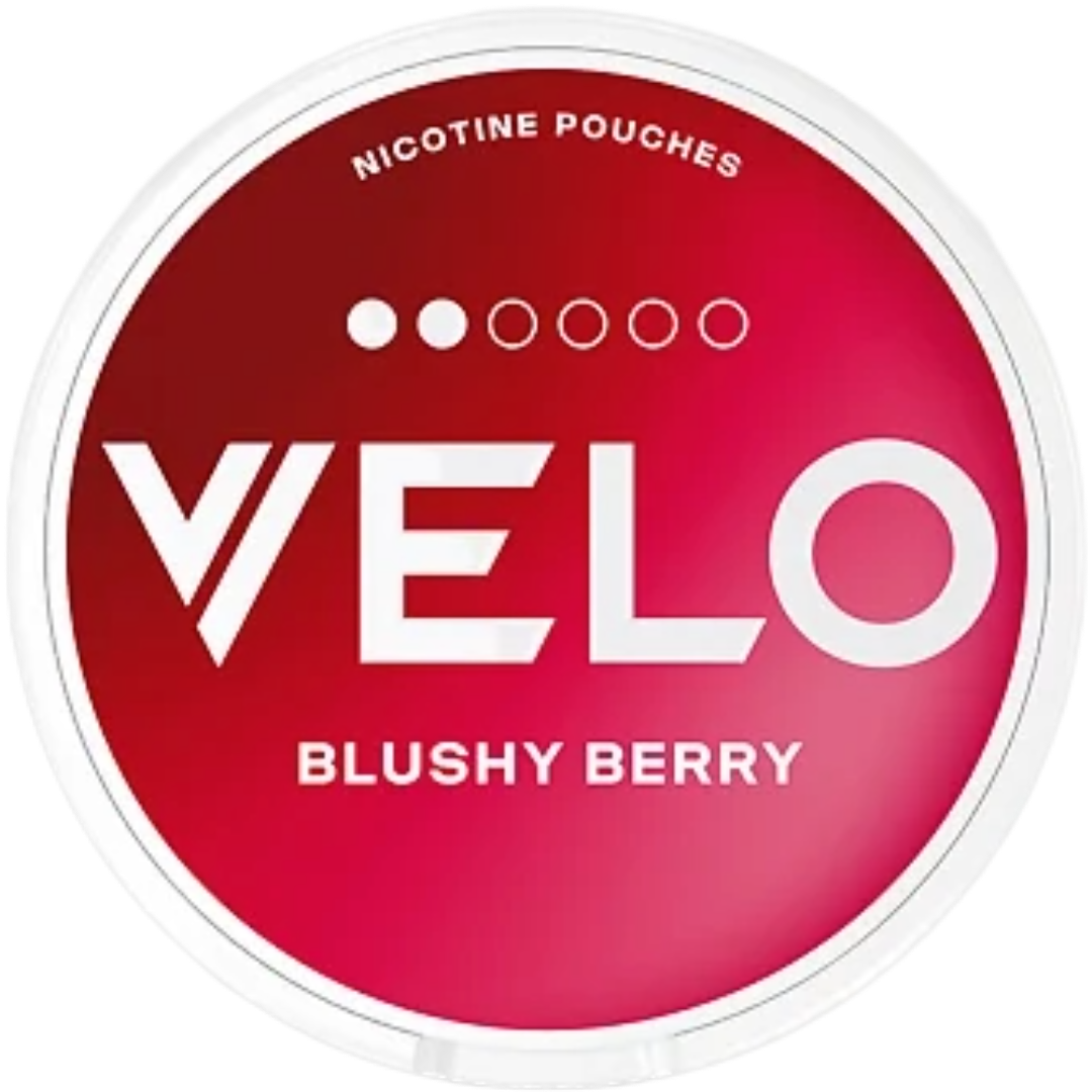 VELO Blushy Berry 6mg Nicotine Pouches (10 Pack)