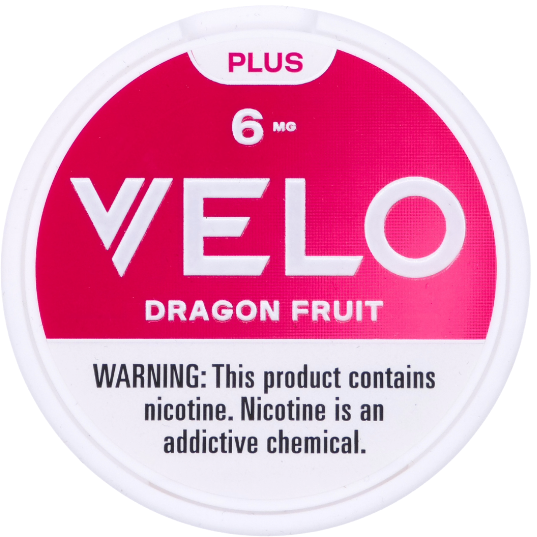 VELO Plus Dragon Fruit Nicotine Pouches – 6mg (10 Pack)
